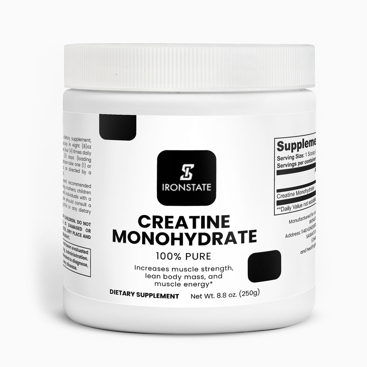 IRONSTATE Creatine Monohydrate