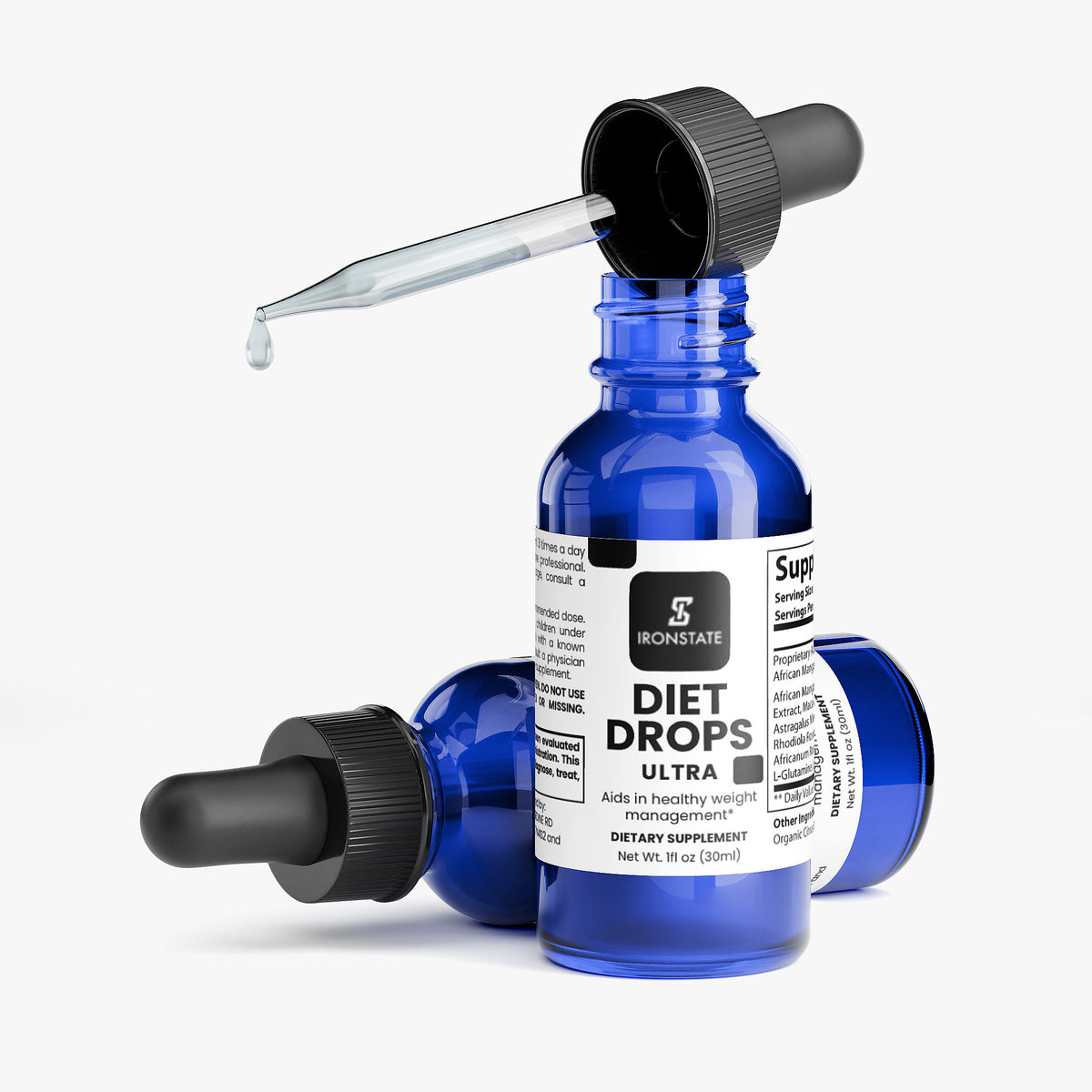 IRONSTATE Diet Drops Ultra 1 oz