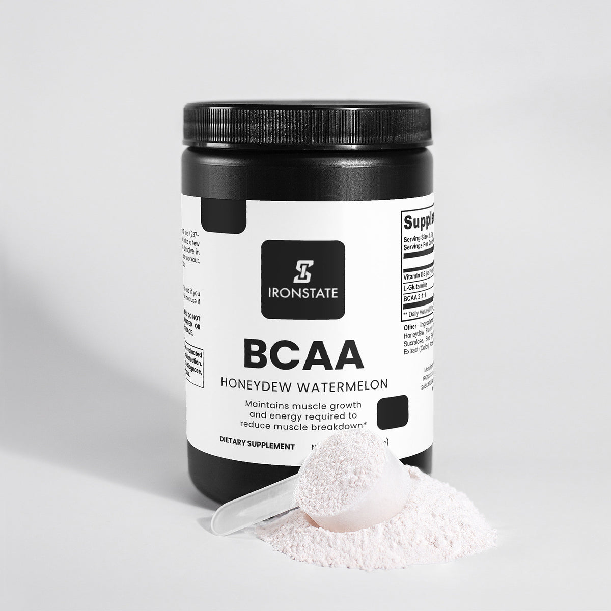 IRONSTATE BCAA Post Workout Powder (Honeydew/Watermelon)