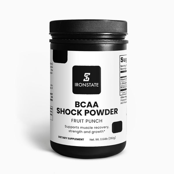 IRONSTATE BCAA Shock Powder (Fruit Punch)
