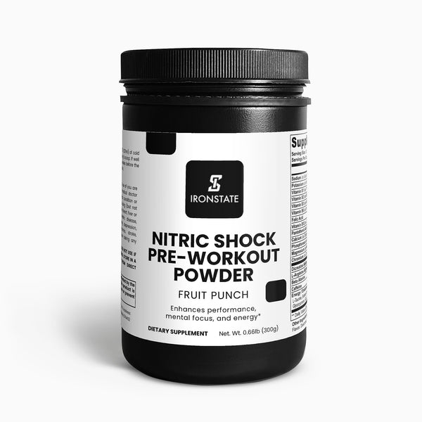 IRONSTATE Nitric Shock Pre-Forge Powder (Fruit Punch)