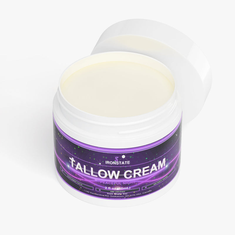IRONSTATE Tallow Cream Peaceful Night - back view