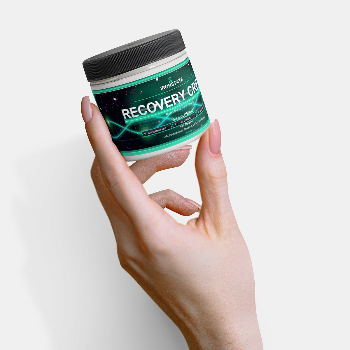 IRONSTATE Recovery Cream - lifestyle shot
