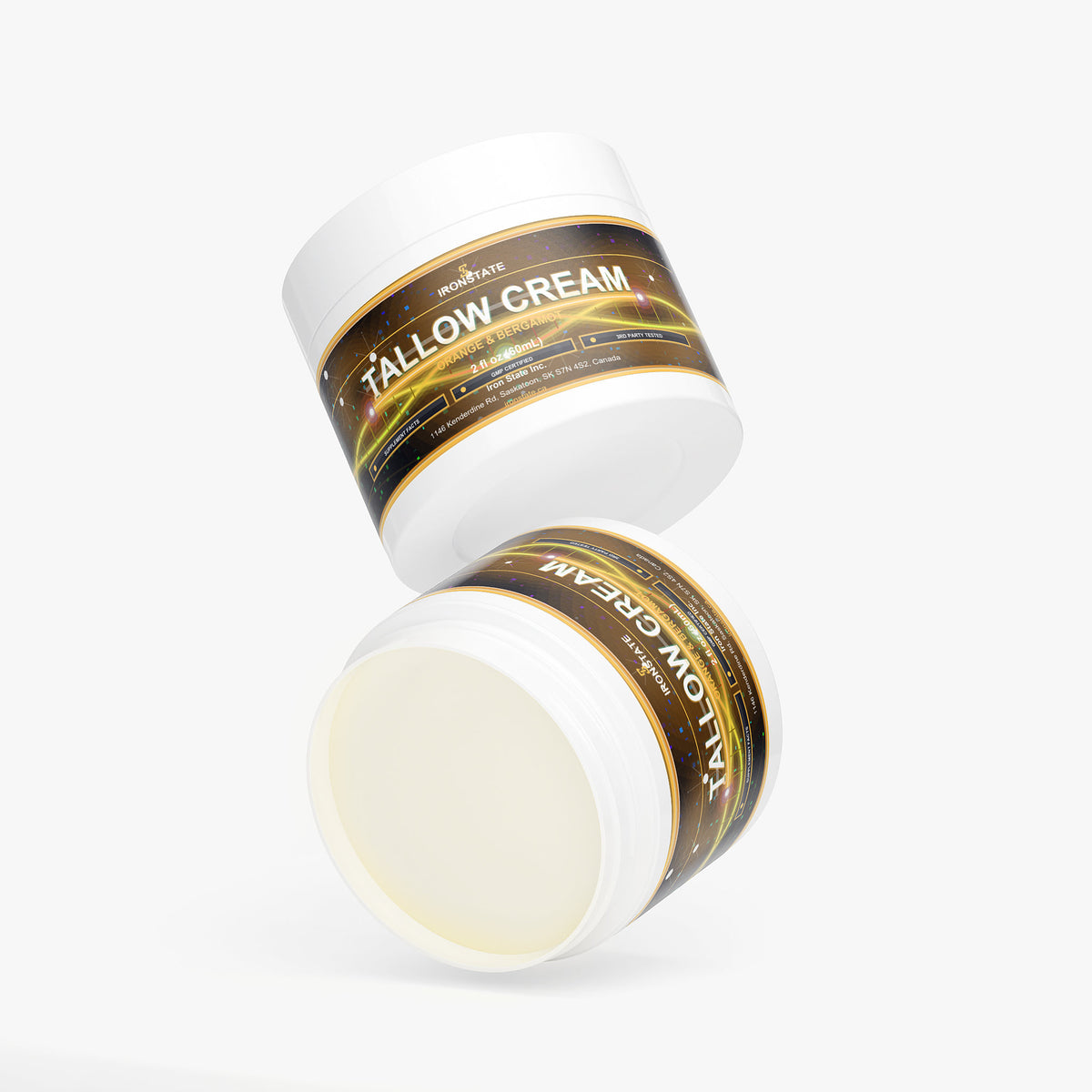 IRONSTATE Tallow Cream Orange & Bergamot - detail view