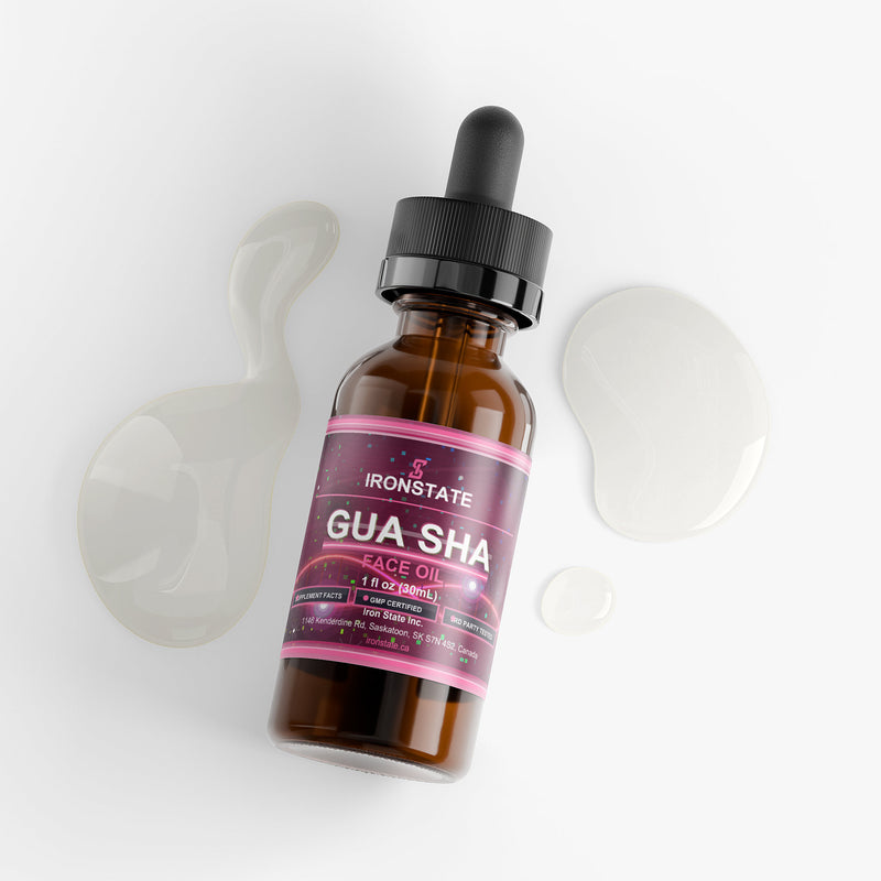 IRONSTATE Gua Sha Face Oil - back view