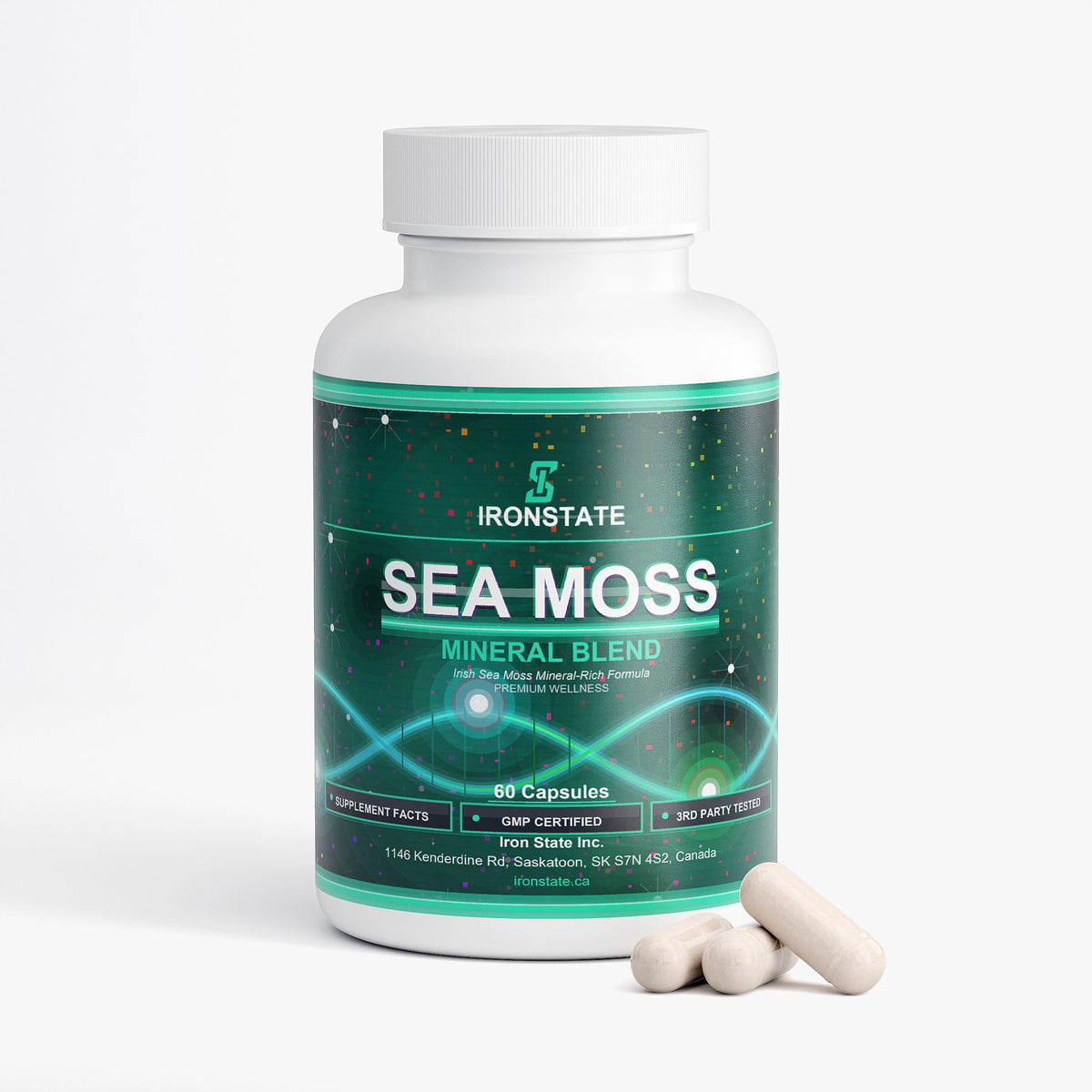 IRONSTATE Sea Moss - back view