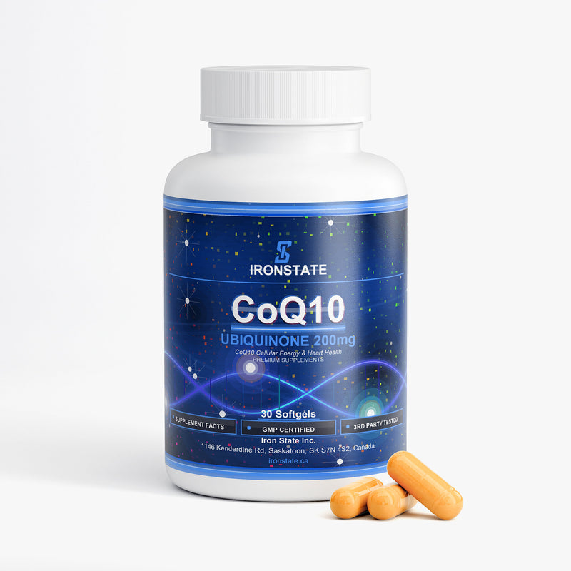 IRONSTATE CoQ10 Ubiquinone - back view