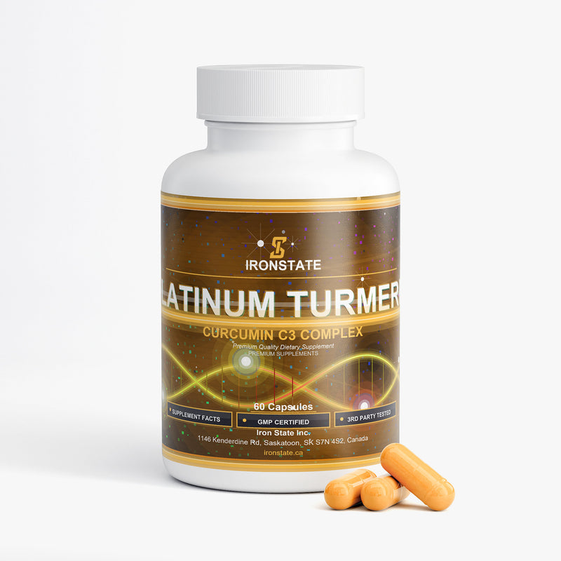 IRONSTATE Platinum Turmeric - back view