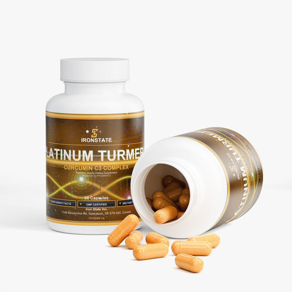 IRONSTATE Platinum Turmeric - side view