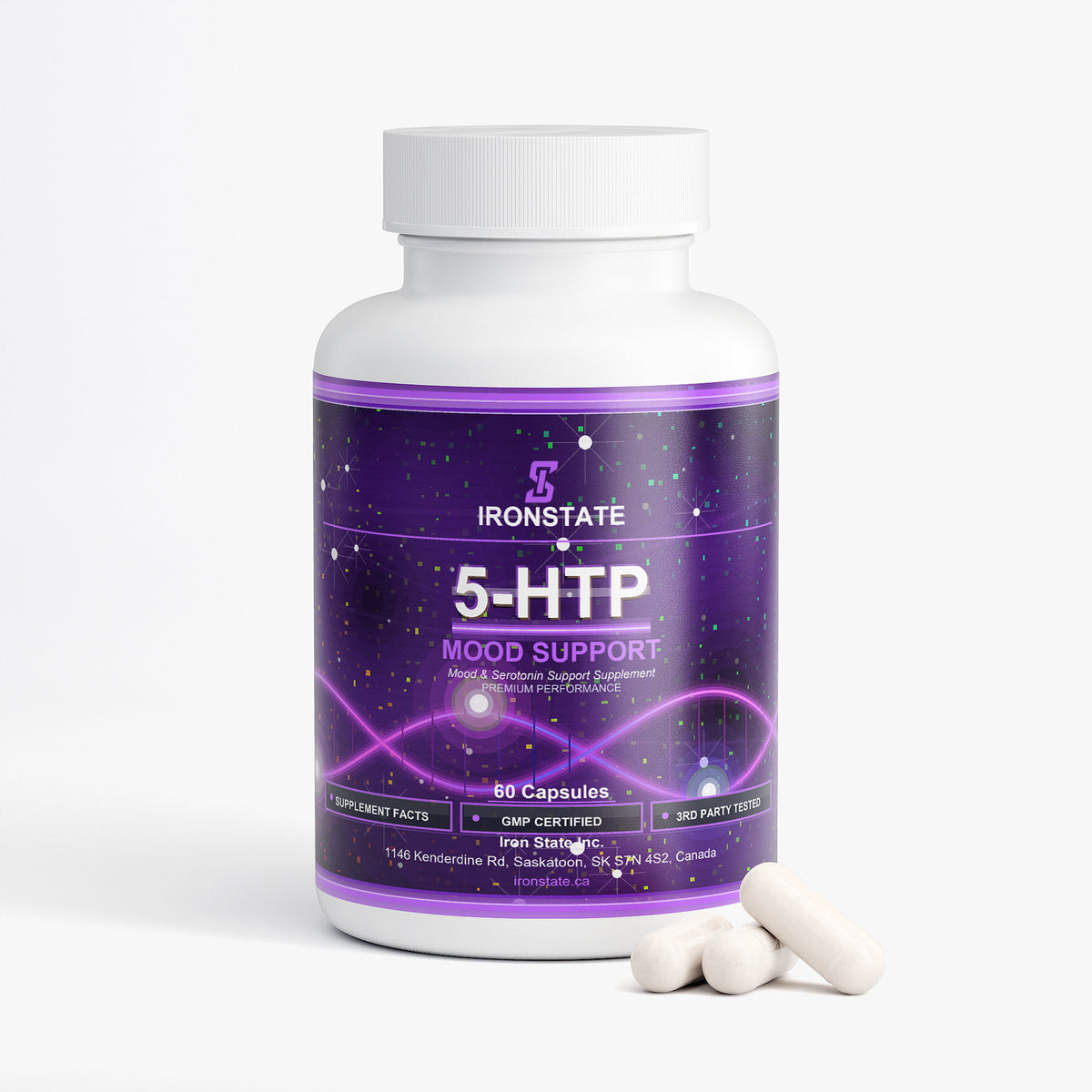 IRONSTATE 5-HTP - back view