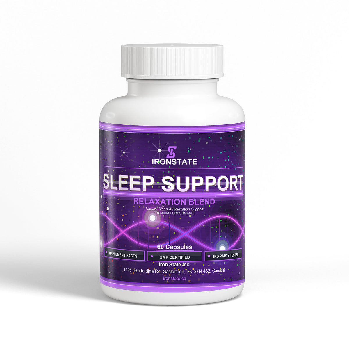 IRONSTATE Sleep Support - front view