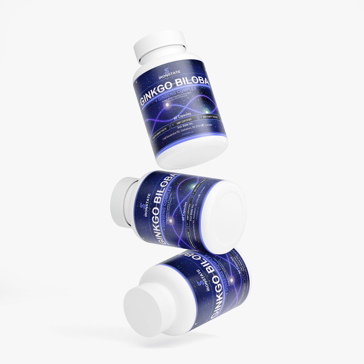 IRONSTATE Ginkgo Biloba + Ginseng - detail view