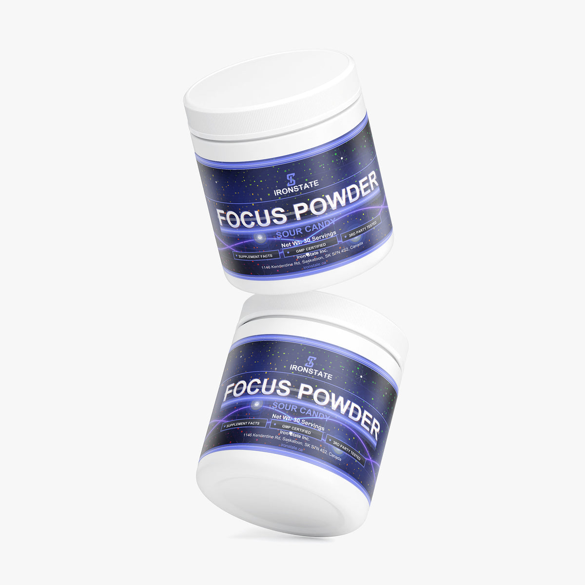 IRONSTATE Focus Powder (Sour Candy) - detail view