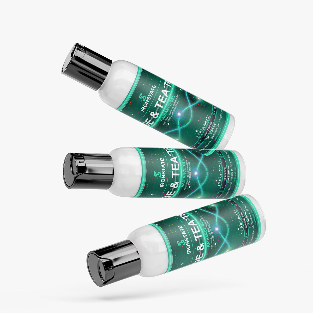 IRONSTATE Aloe & Tea Tree Radiance Gel - detail view