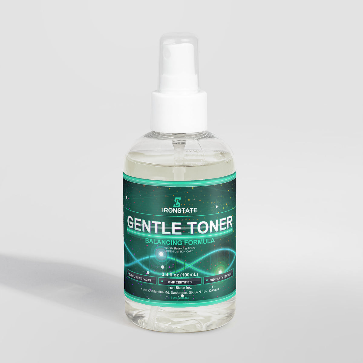 IRONSTATE Gentle Balancing Toner - side view