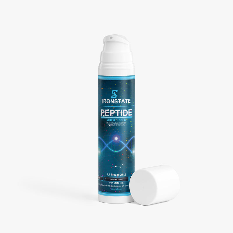 IRONSTATE Peptide Moisturizer - back view