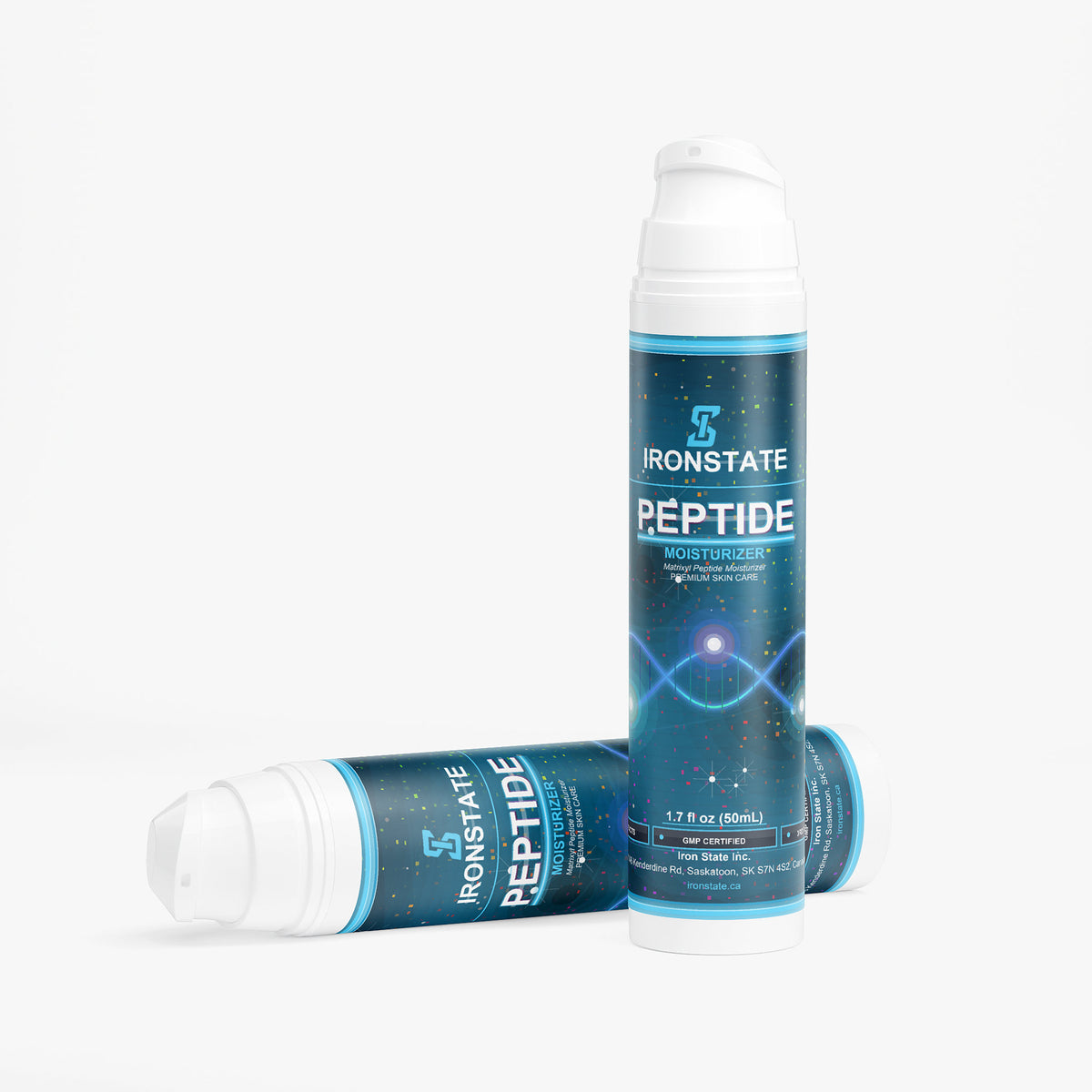 IRONSTATE Peptide Moisturizer - side view