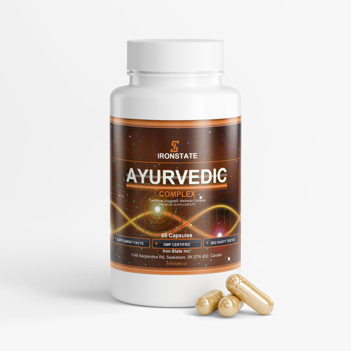 IRONSTATE Ayurvedic Complex - back view