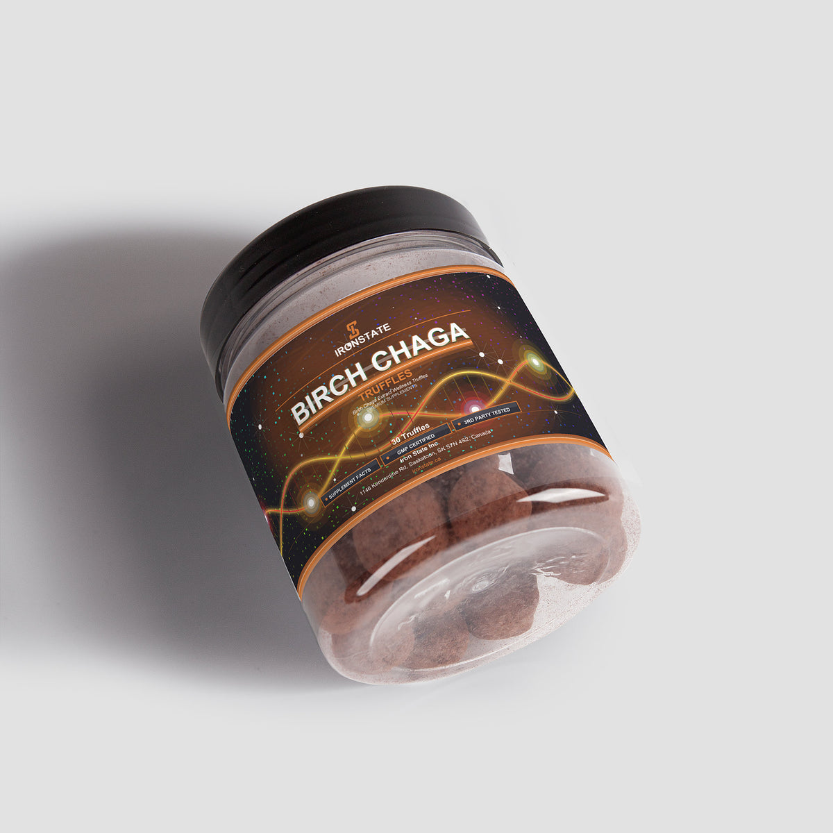 IRONSTATE Birch Chaga Truffles - back view