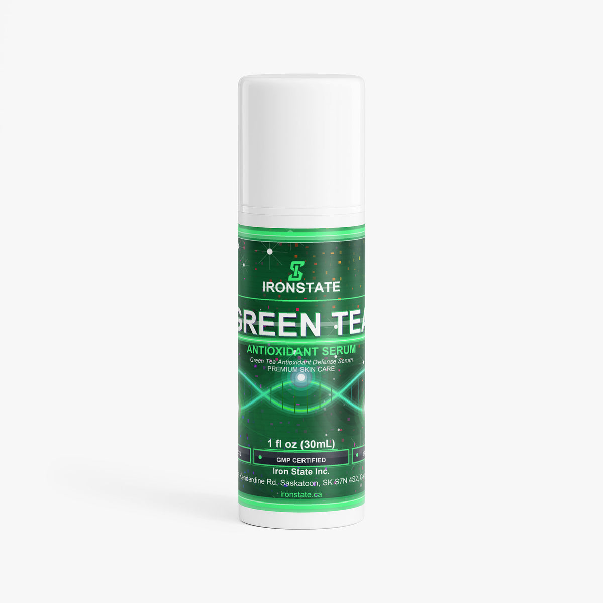 IRONSTATE Green Tea Antioxidant Serum - front view