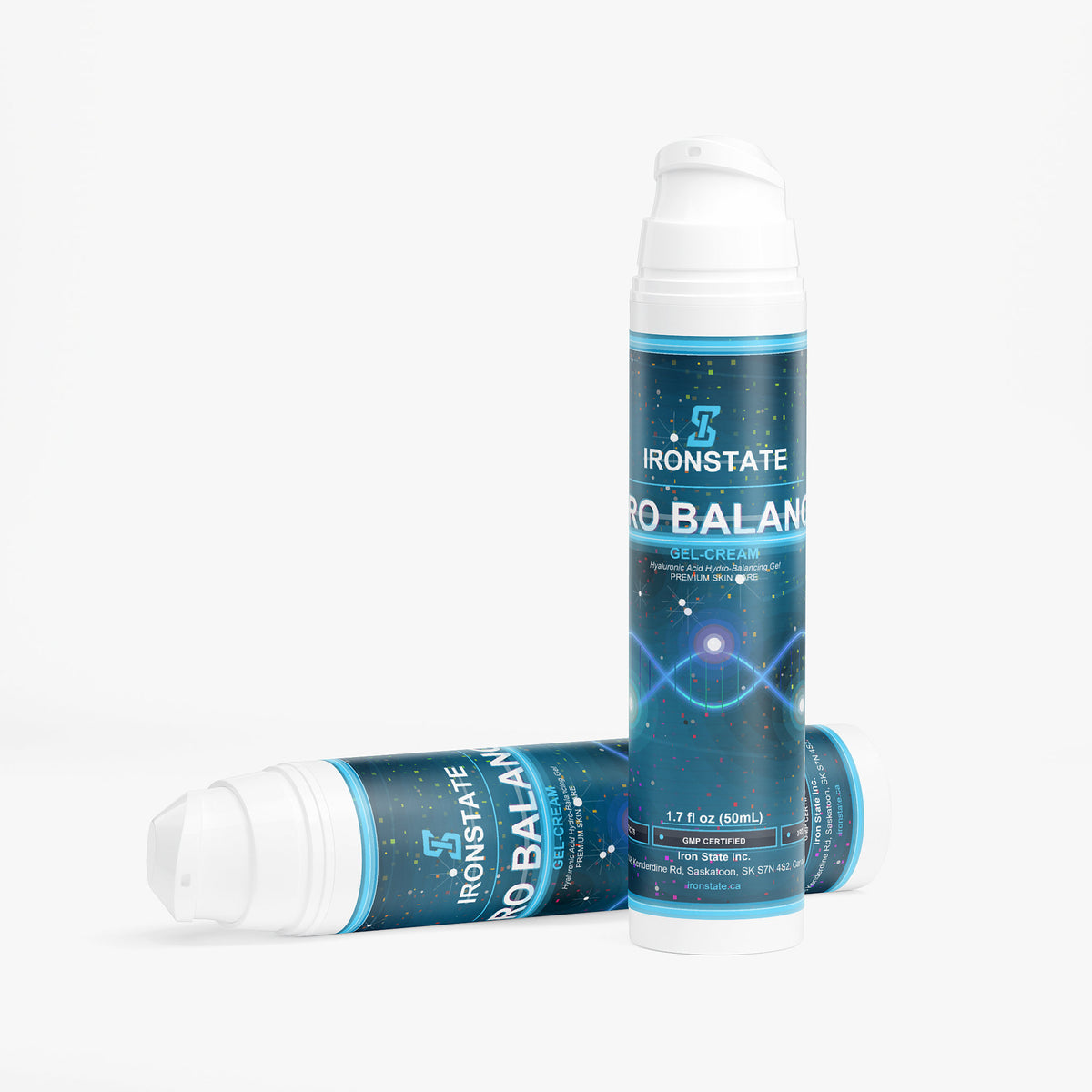 IRONSTATE Hydro Balancing Gel-Cream - side view