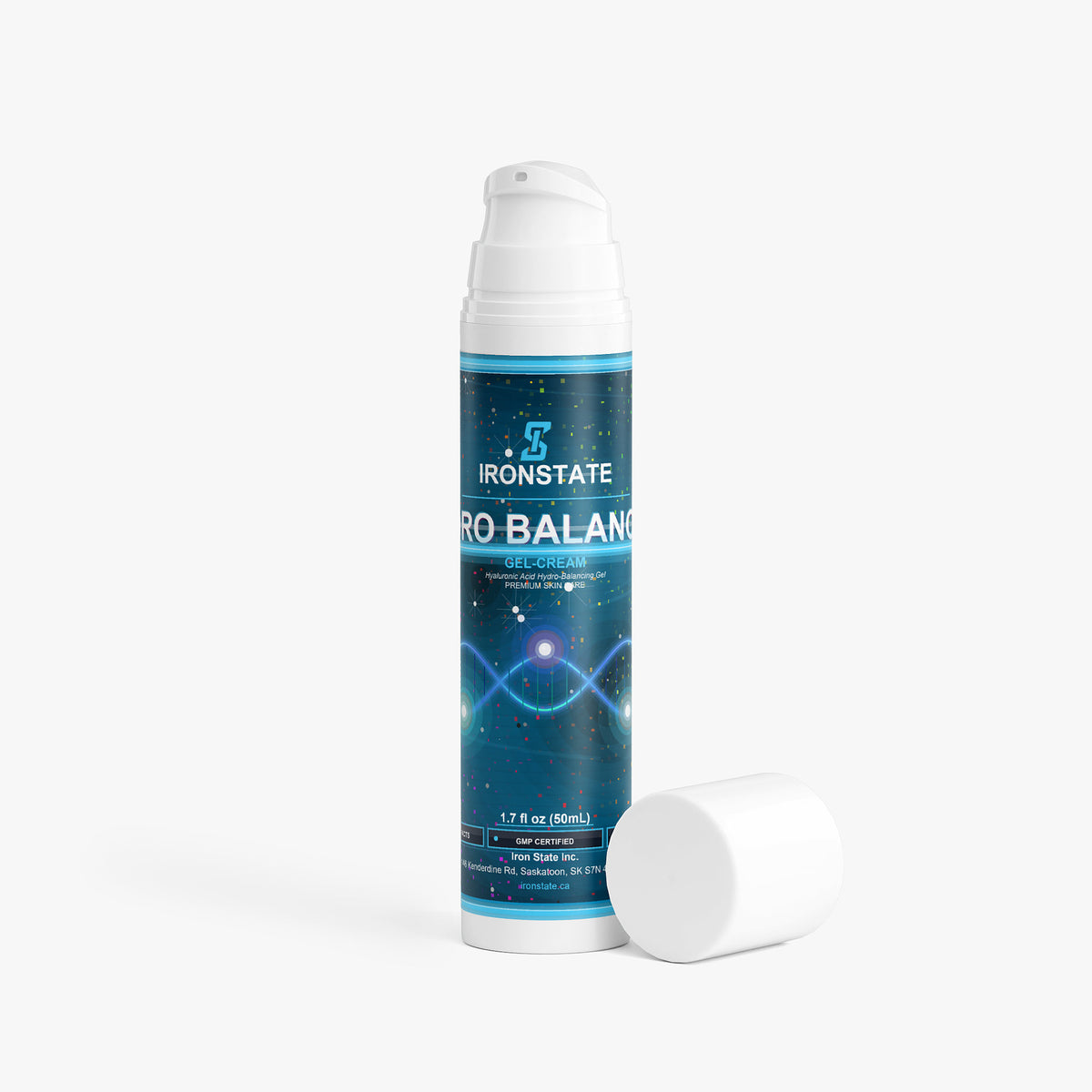 IRONSTATE Hydro Balancing Gel-Cream - back view
