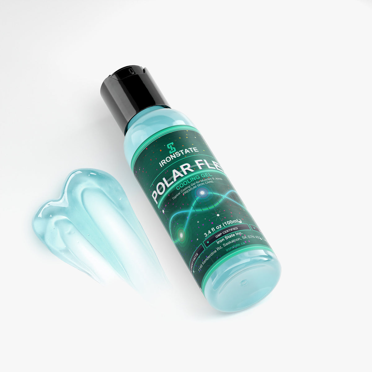 IRONSTATE Polar Flex Cooling Gel - side view
