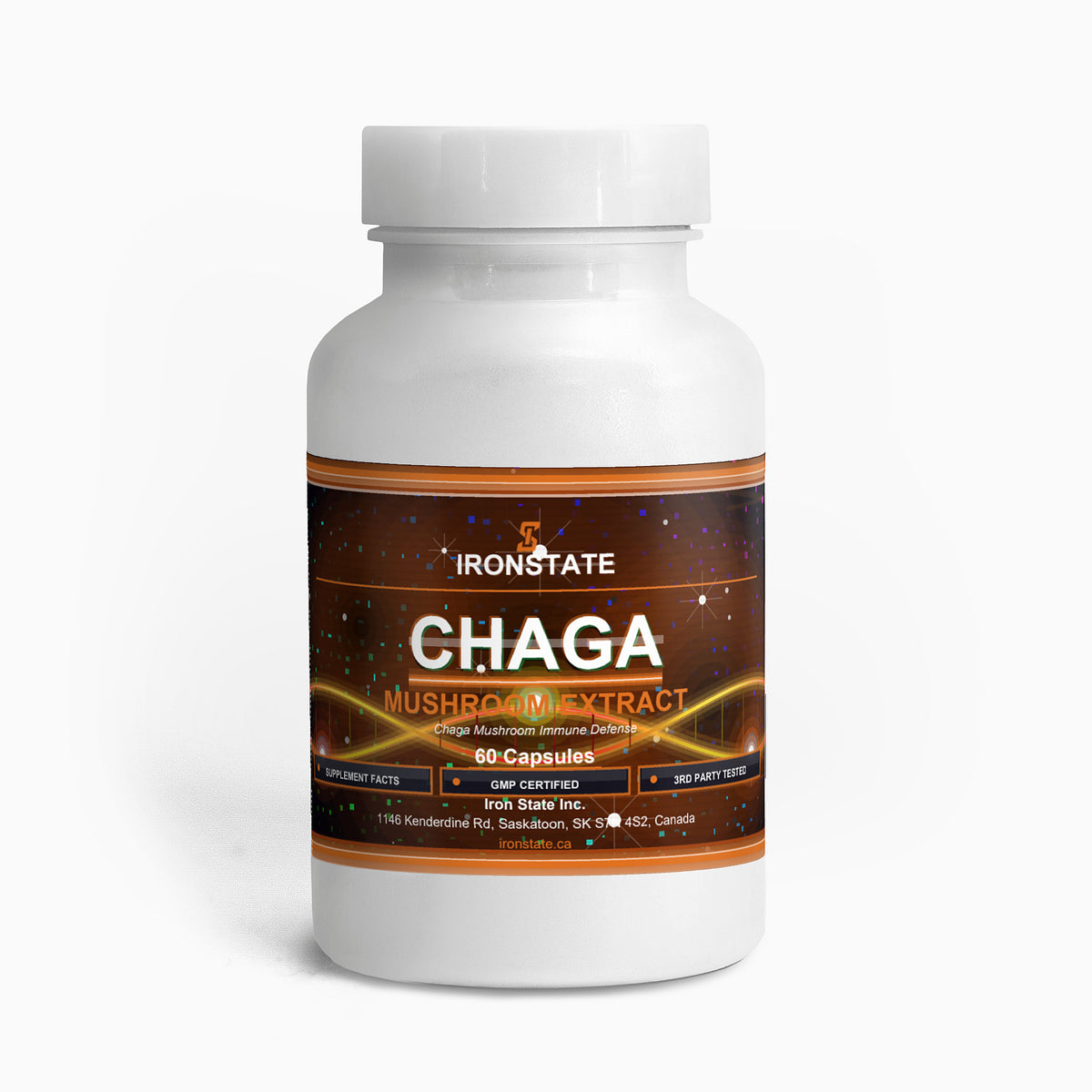 IRONSTATE Chaga Mushroom - front view