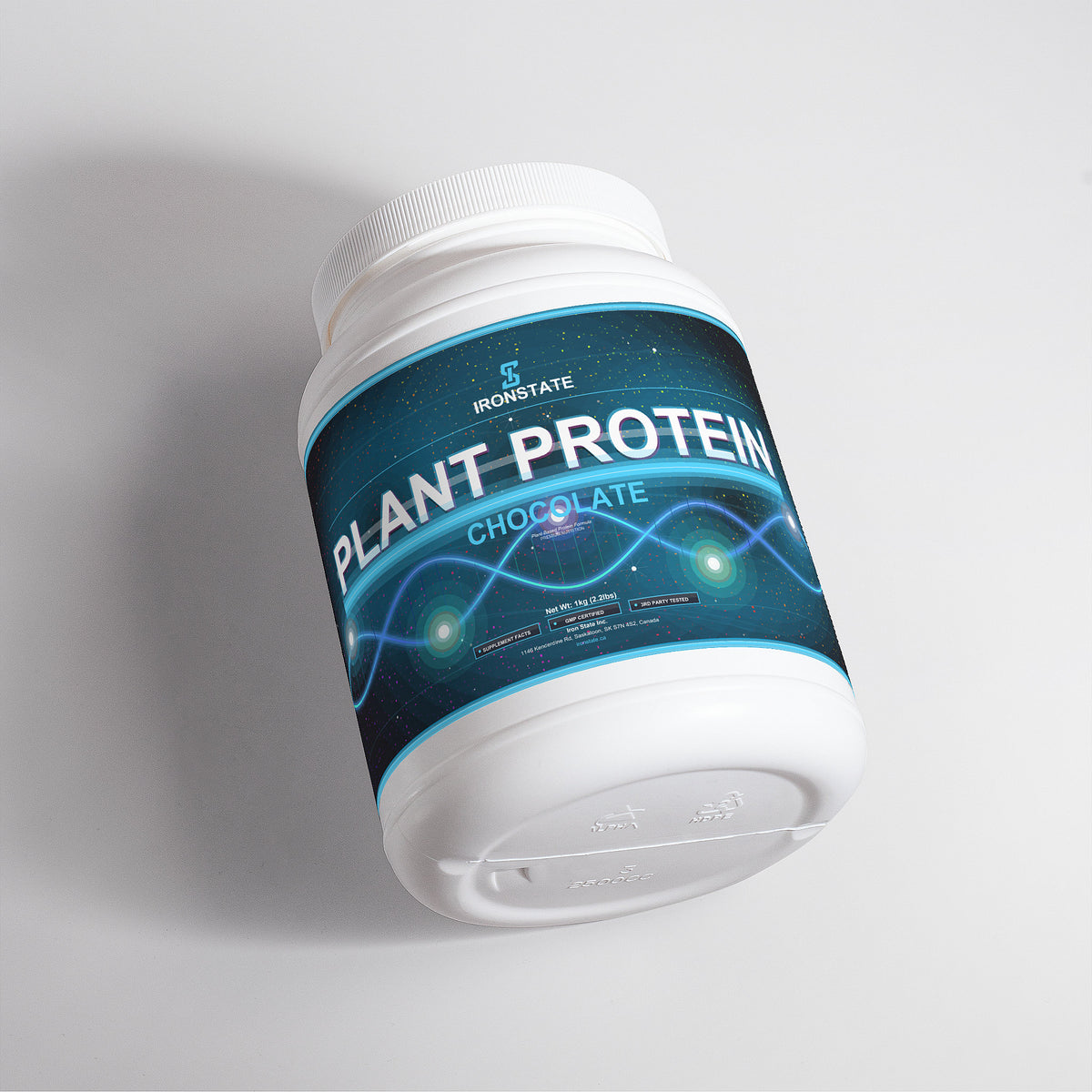 IRONSTATE Plant Protein (Chocolate) - back view