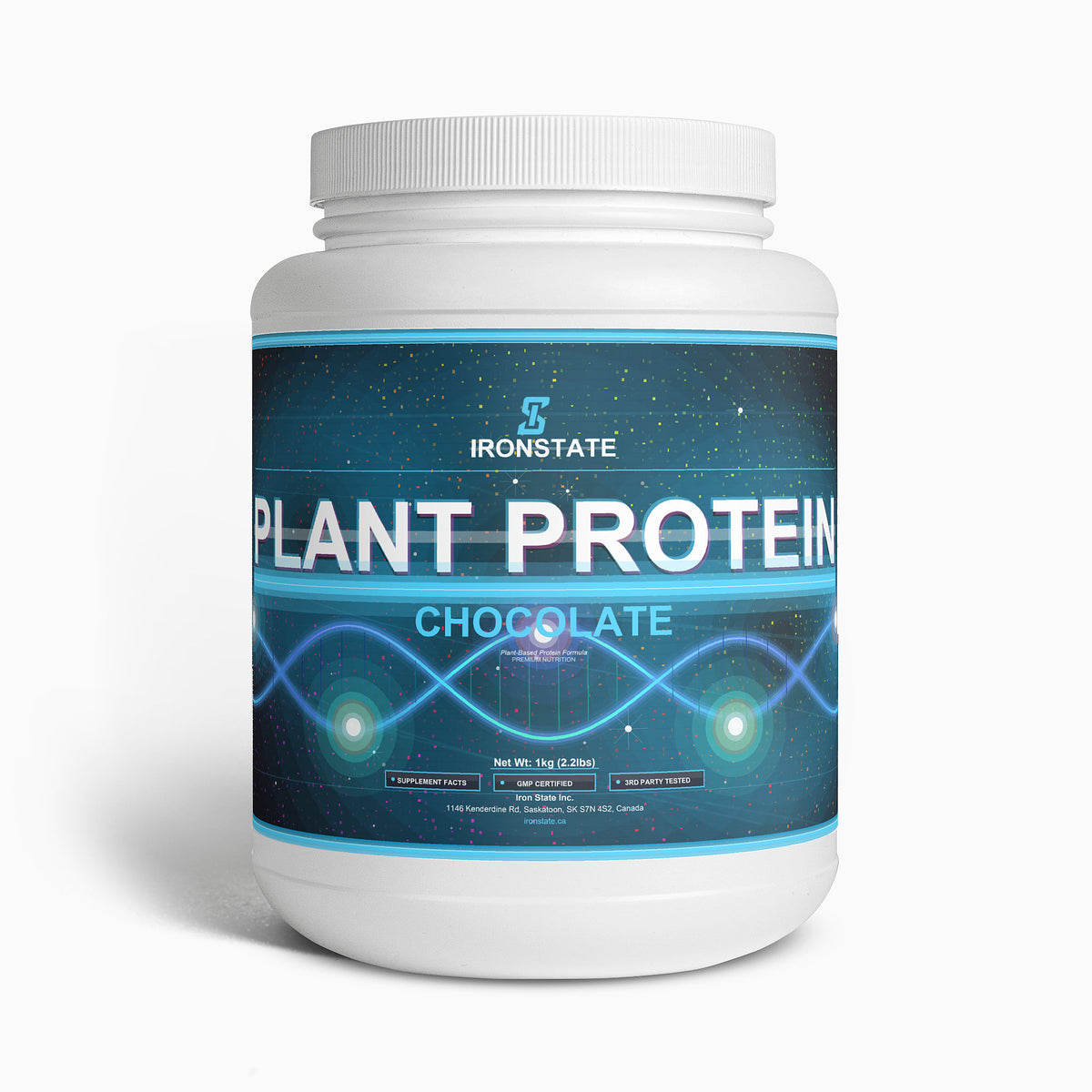 IRONSTATE Plant Protein (Chocolate) - front view