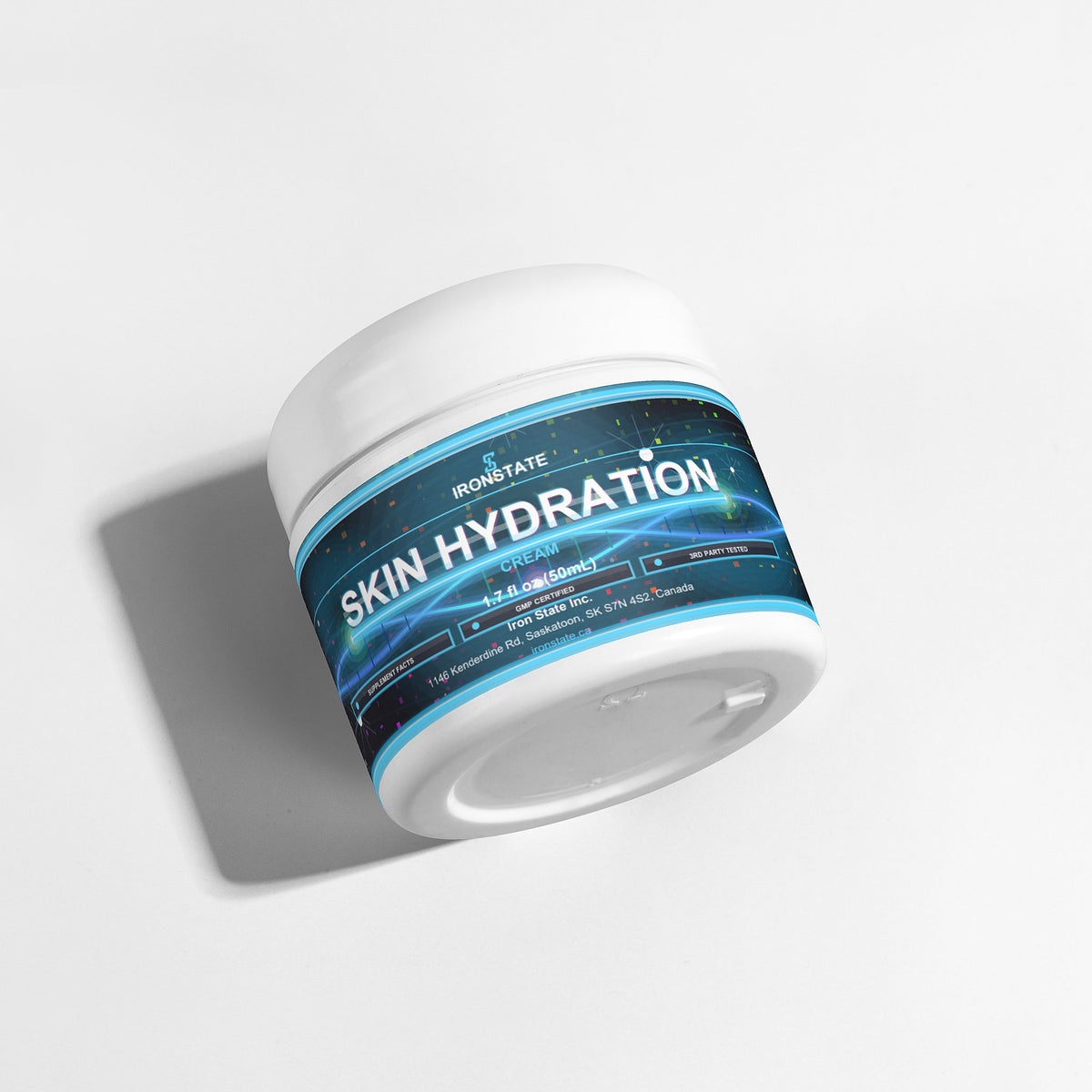 IRONSTATE Skin Hydration Cream - back view