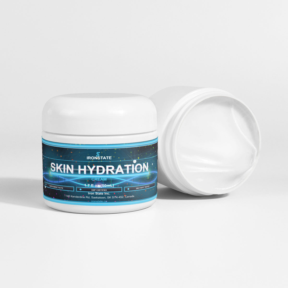 IRONSTATE Skin Hydration Cream - side view