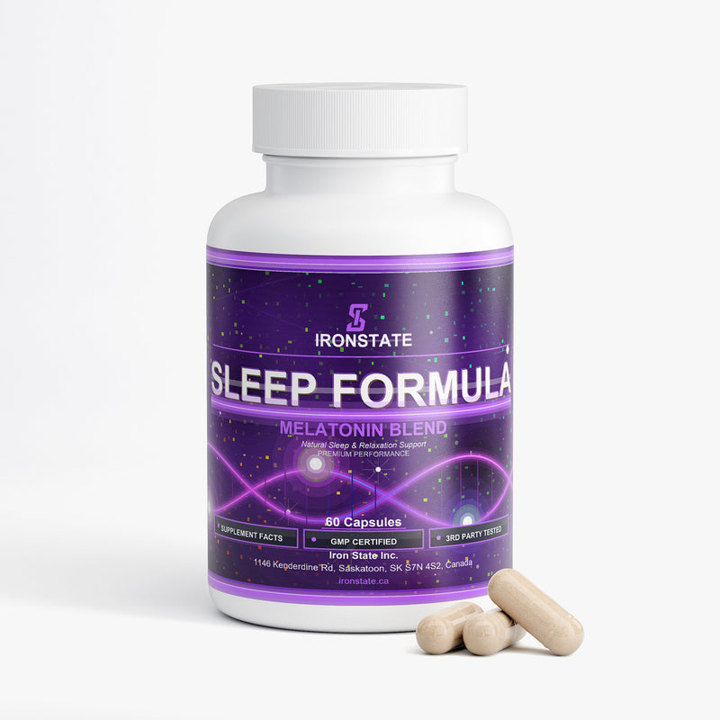 IRONSTATE Sleep Formula - back view