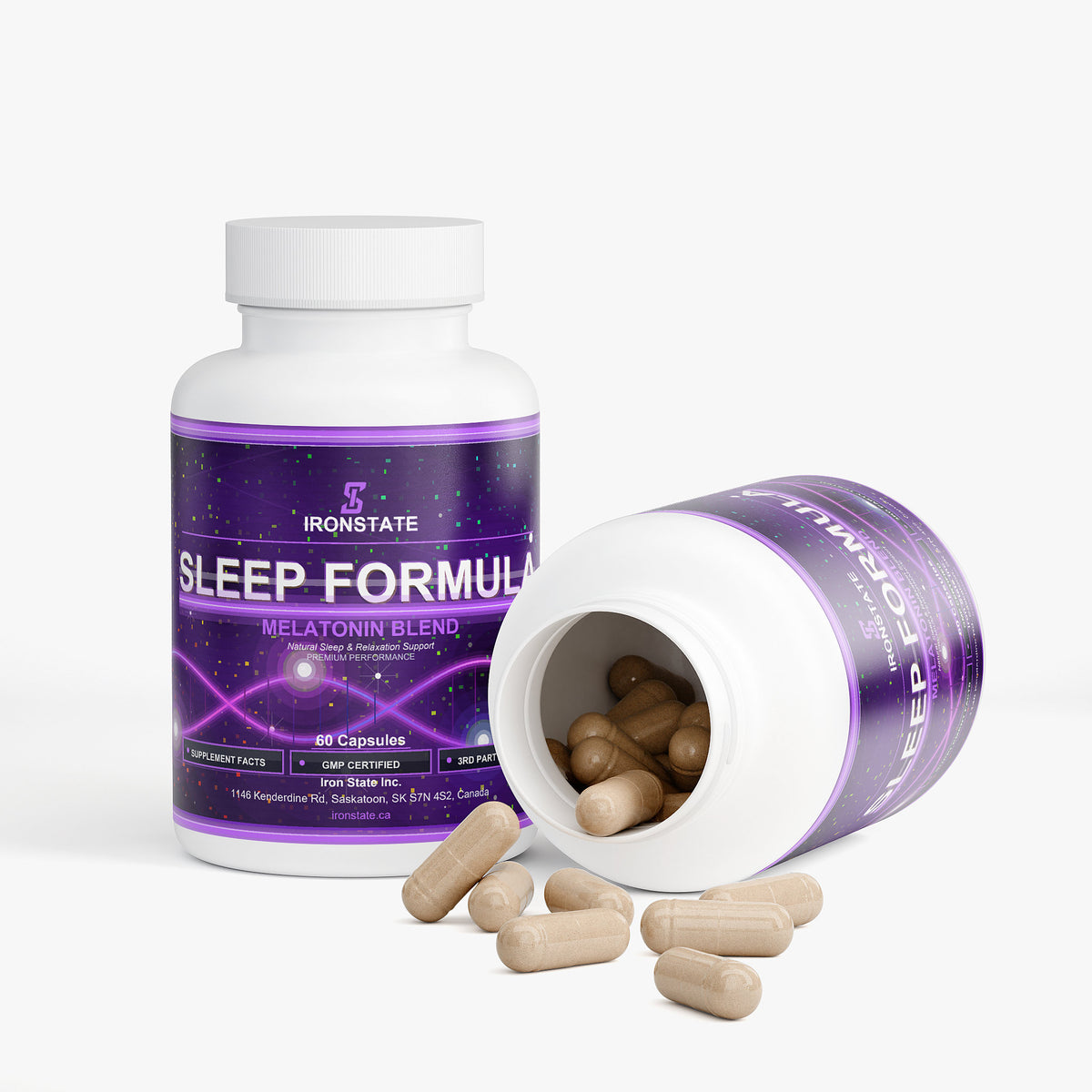 IRONSTATE Sleep Formula - side view