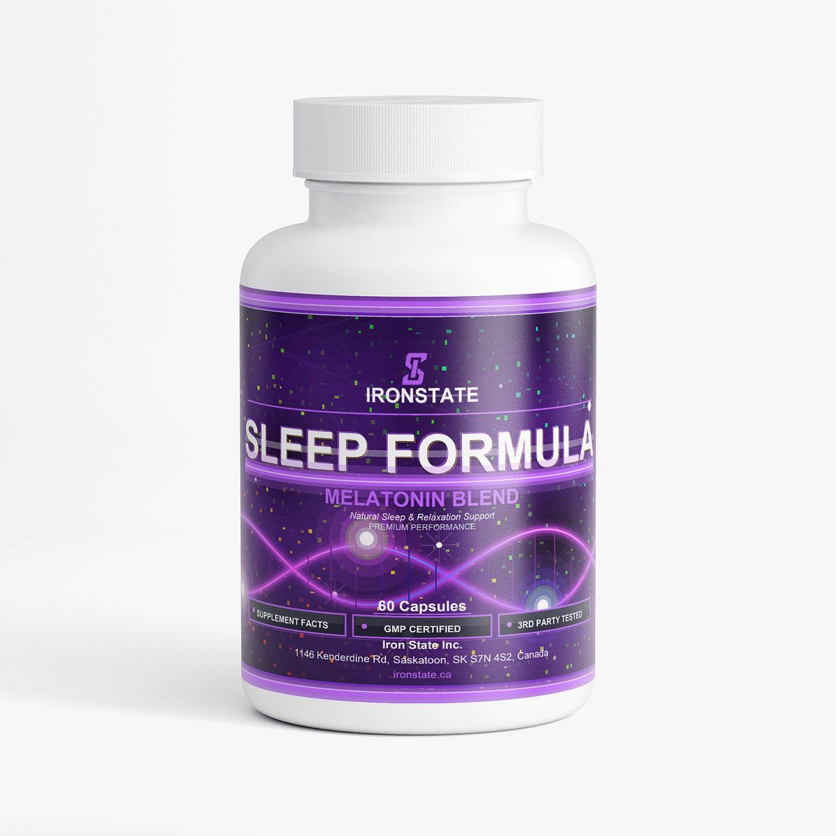 IRONSTATE Sleep Formula - front view