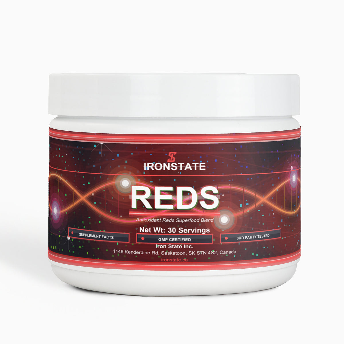 IRONSTATE Reds Superfood - front view
