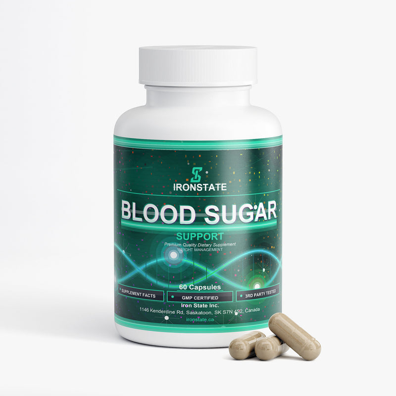 IRONSTATE Normal Blood Sugar Support - back view