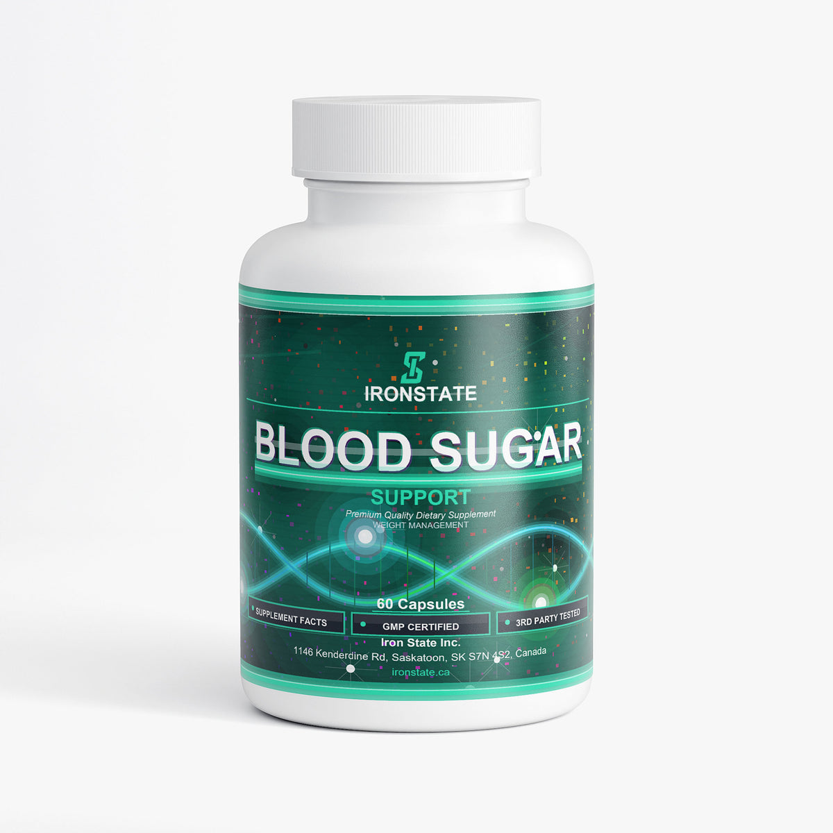IRONSTATE Normal Blood Sugar Support - front view