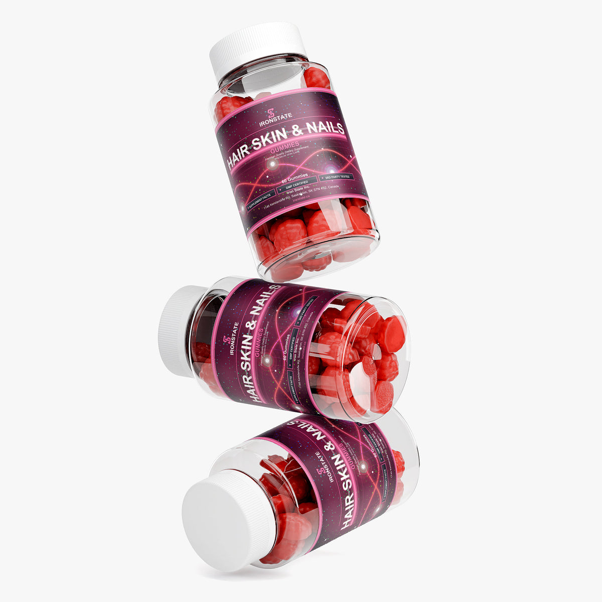 IRONSTATE Hair, Skin & Nails Gummies - detail view