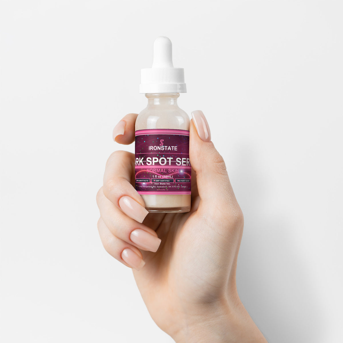 IRONSTATE Dark Spot Serum for Normal Skin - side view