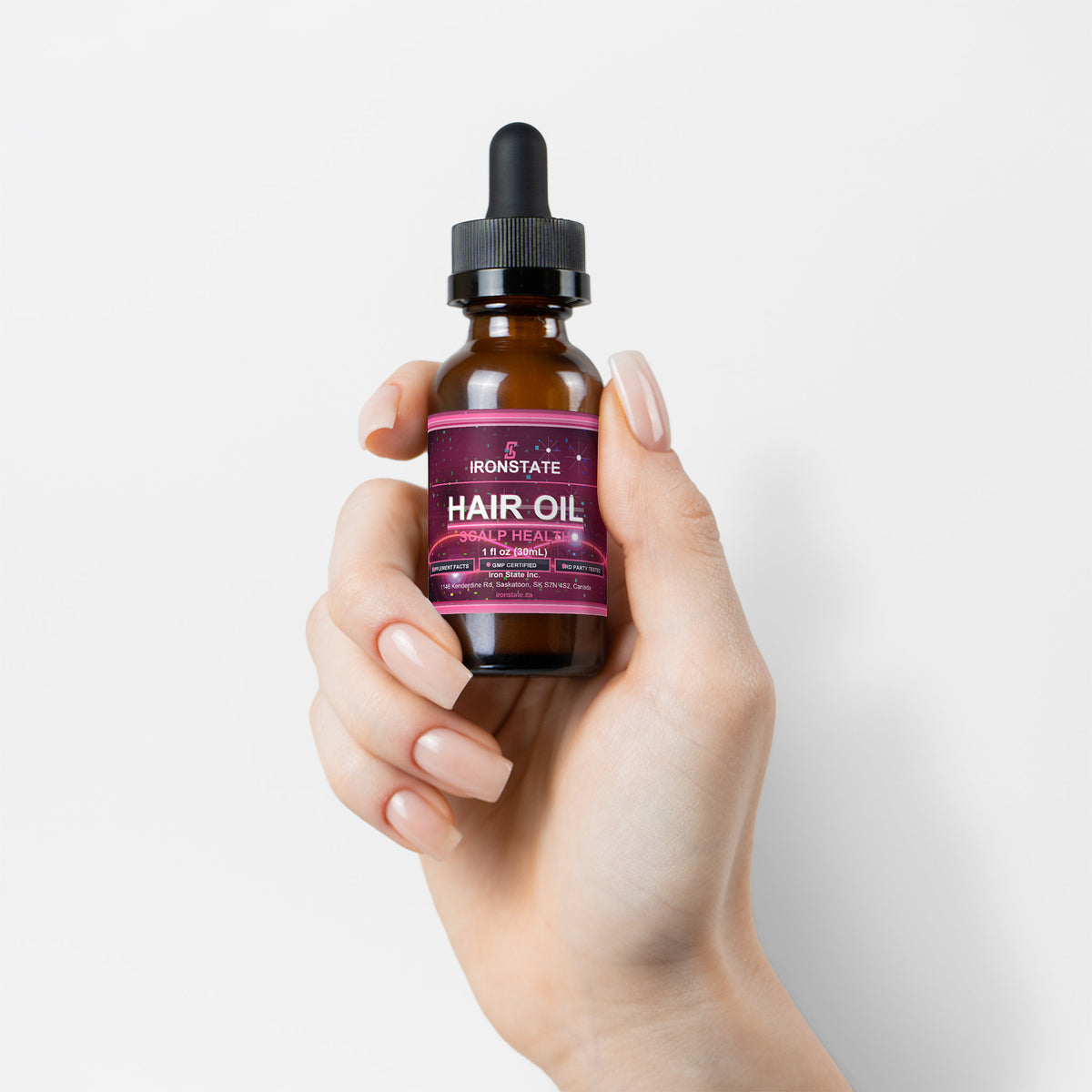 IRONSTATE Hair Oil for Scalp Health and Hair Growth - detail view