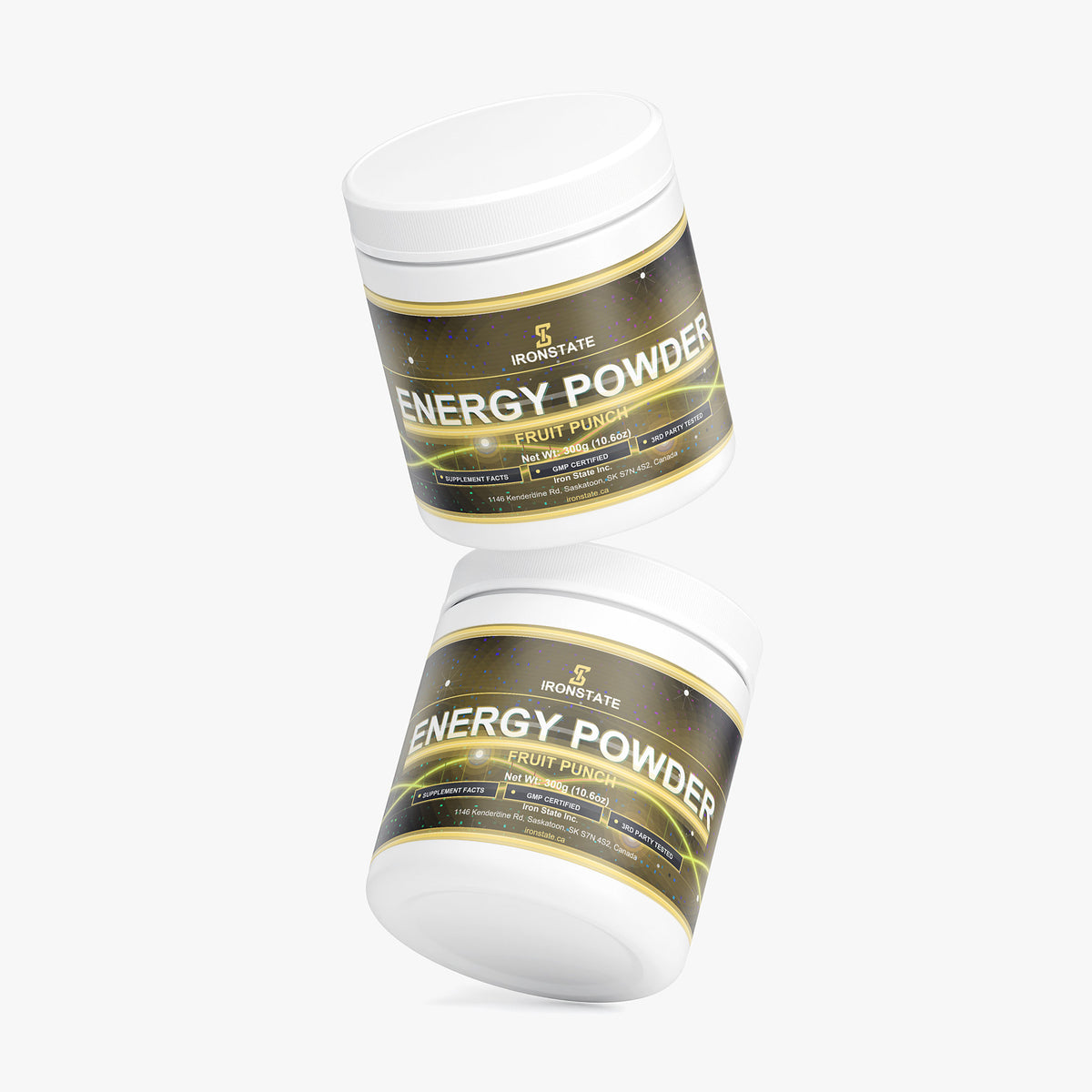 IRONSTATE Energy Powder (Fruit Punch) - detail view