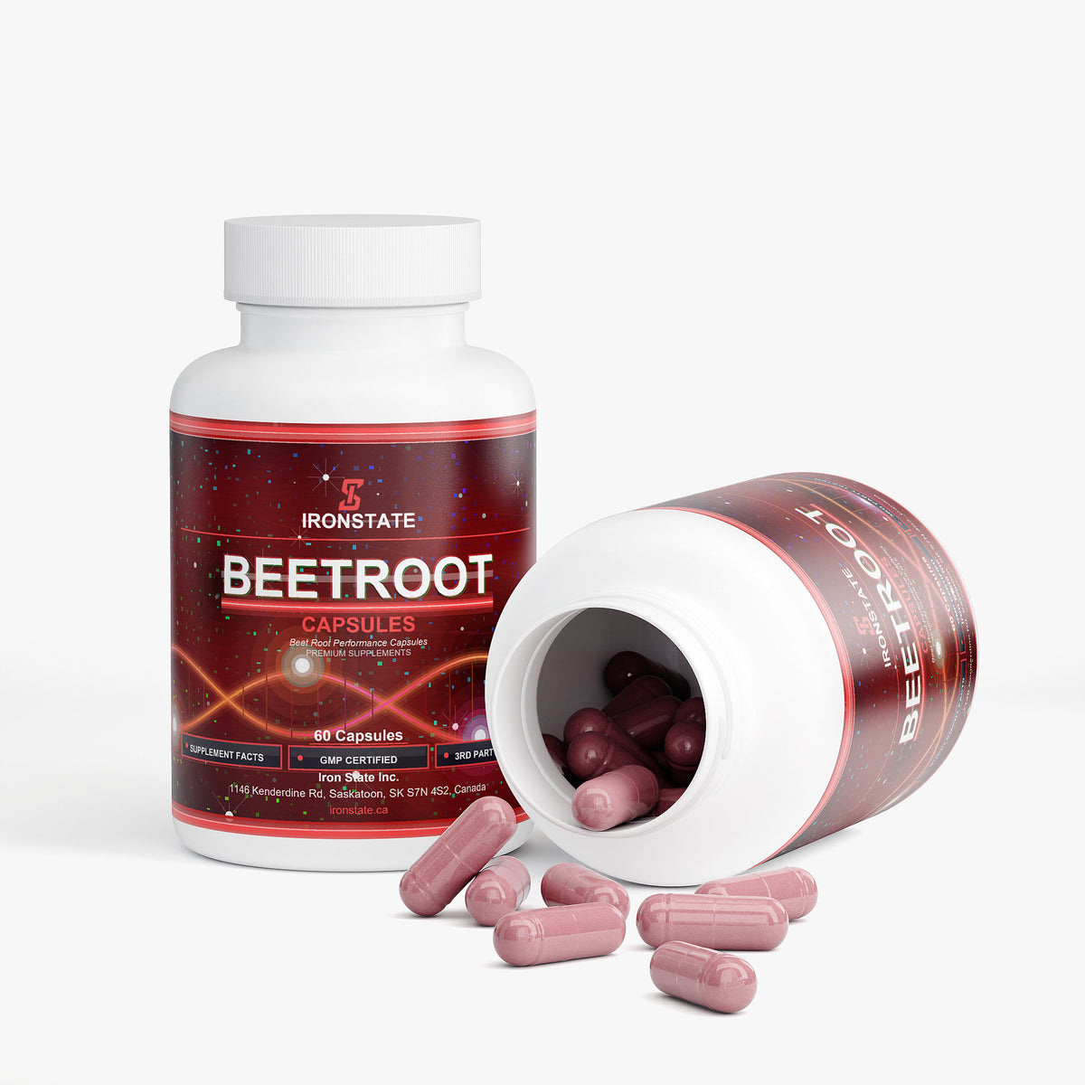 IRONSTATE Beetroot - side view