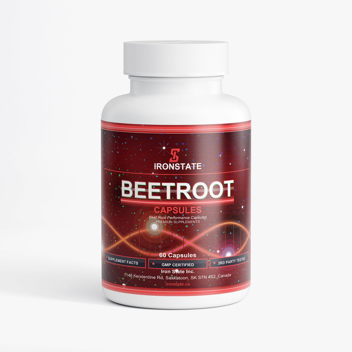 IRONSTATE Beetroot - front view