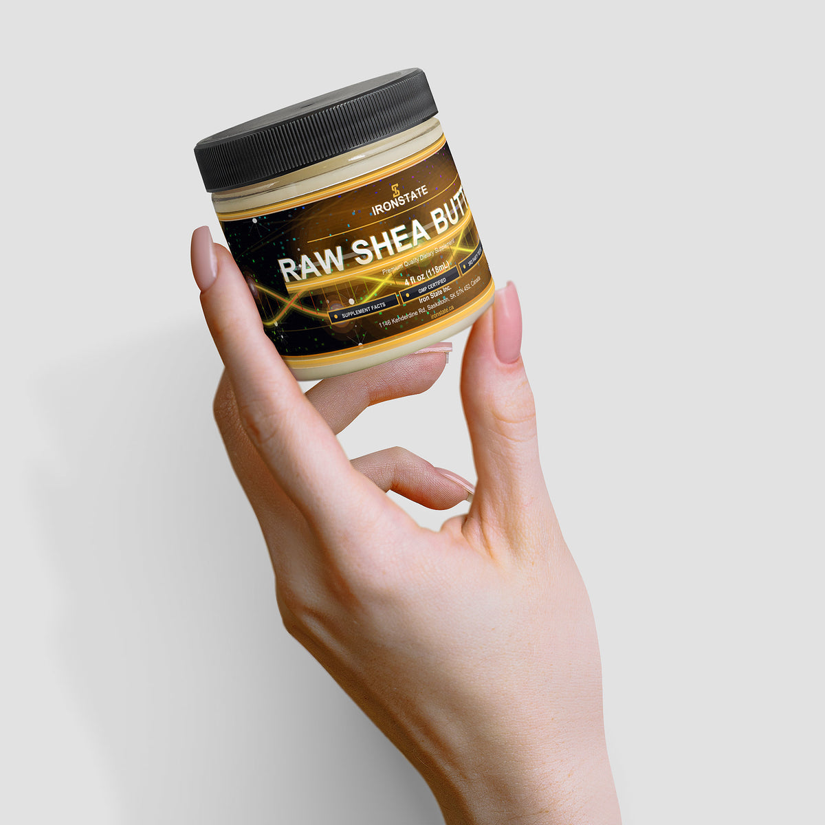 IRONSTATE Raw Shea Butter - lifestyle shot