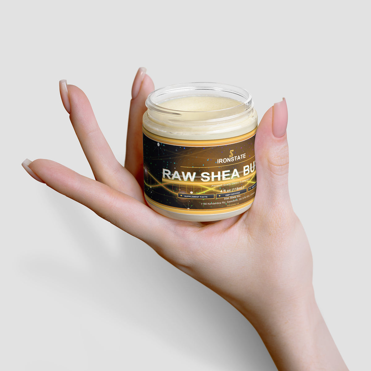 IRONSTATE Raw Shea Butter - detail view
