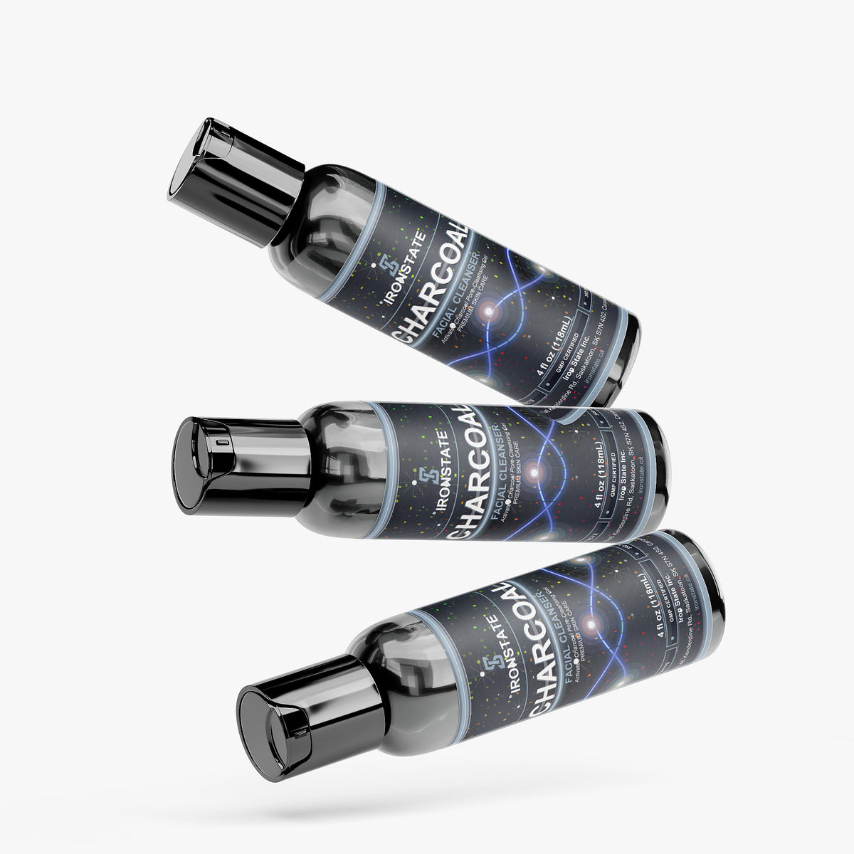 IRONSTATE Charcoal Facial Cleanser - detail view