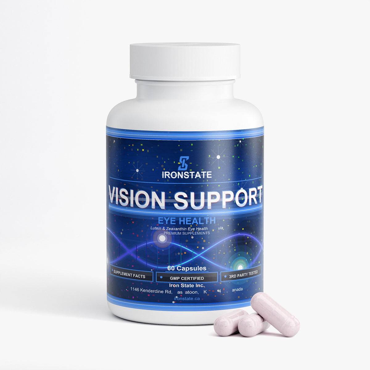 IRONSTATE Vision Support - back view