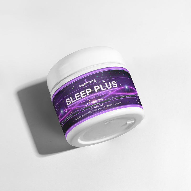 IRONSTATE Sleep Plus Collagen Cream - back view