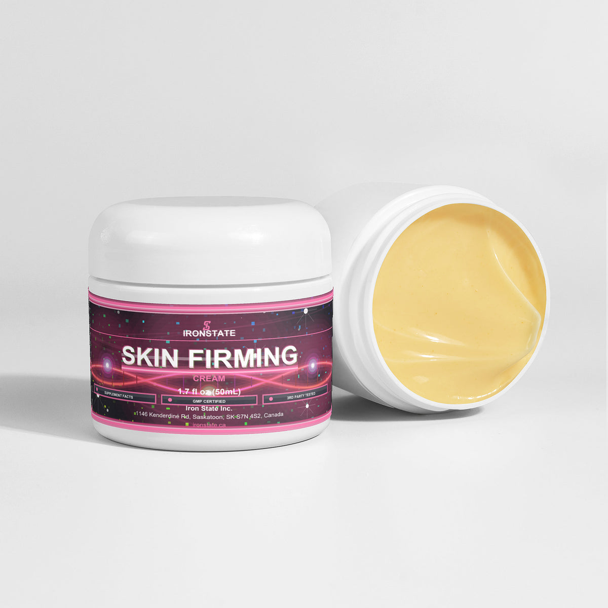 IRONSTATE Skin Firming Cream - side view